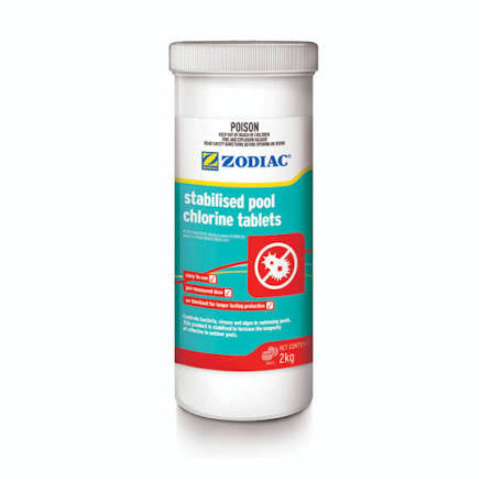 ZODIAC STABILISED CHLORINE TABLETS 2KG